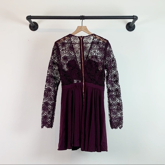 NWT Stylestalker REVOLVE Rosalie Lace Embroidered Bodice Fit & Flare Mini Dress - Picture 7 of 8